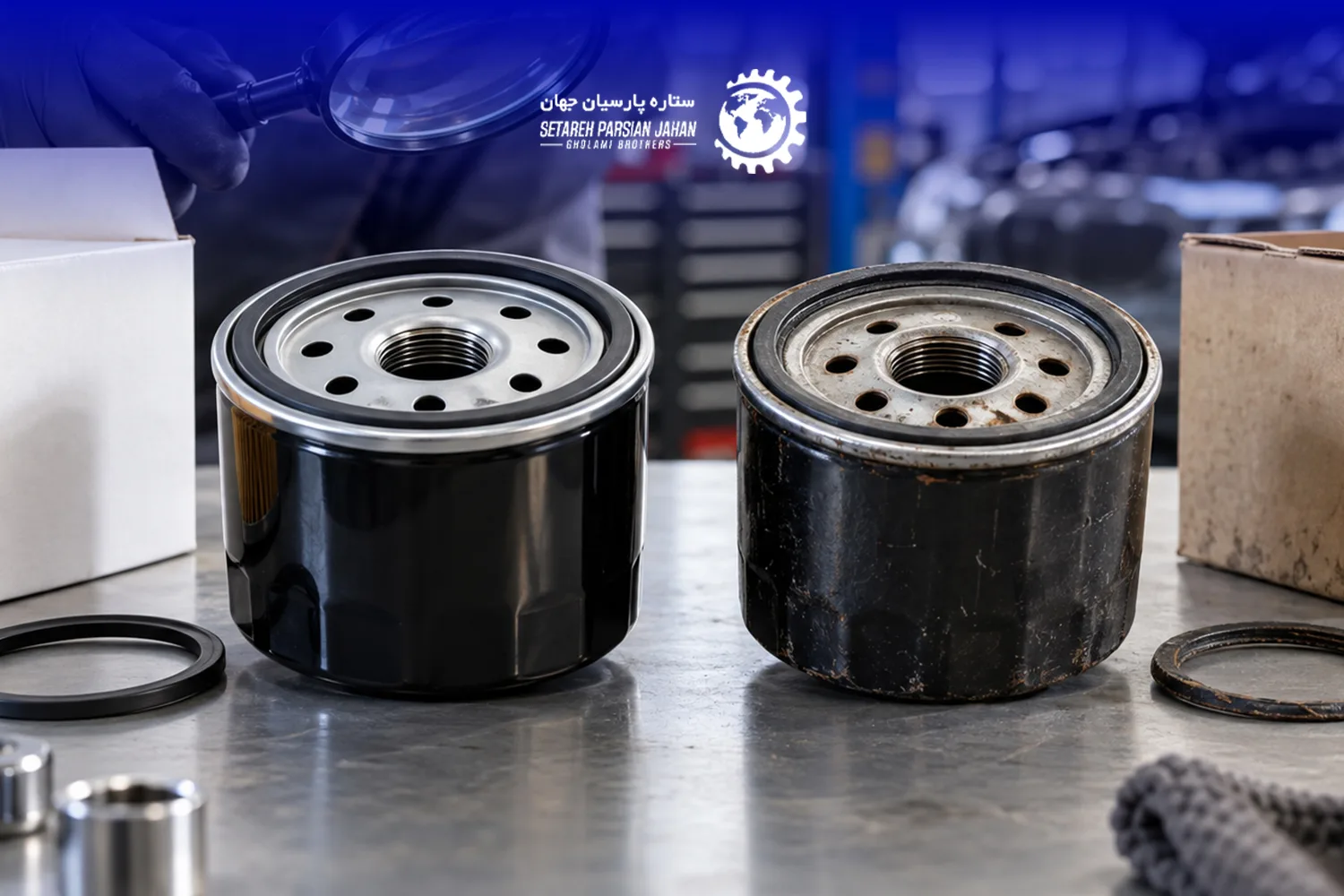 روش تشخیص فیلتر روغن اصلی و تقلبی